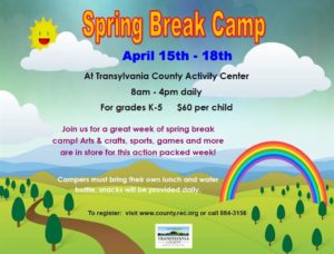 spring break camp flyer 19
