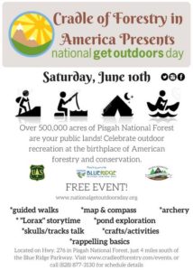 National Get Outdoors Day @ Cradle of Forestry - Historic Site & Discovery Center | Pisgah Forest | North Carolina | United States