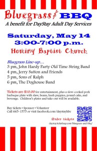 Bluegrass & BBQ to be Benefit DayStay @ Hominy Baptist Church | Candler | North Carolina | United States