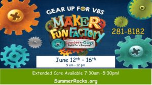 'Maker Fun Factory' Vacation Bible School @ Emmanuel Lutheran Church & School | Asheville | North Carolina | United States