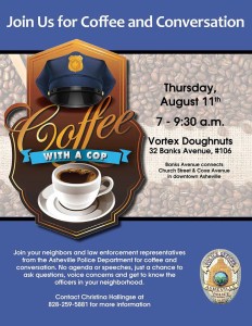 Coffee with a Cop @ Vortex Doughnuts | Asheville | North Carolina | United States