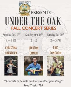 Under the Oak- Fall Concert Series @ Blue Ghost Brewing Company | Fletcher | North Carolina | United States