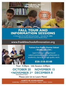 Tour & Information Session for 2017-18 School Year @ The Franklin School of Innovation | Asheville | North Carolina | United States