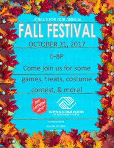 Fall Festival @ The Salvation Army Boys and Girls Club of Buncombe County | Asheville | North Carolina | United States