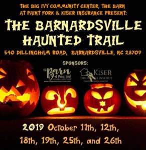 The Barnardsville Haunted Trail @ Big Ivy Community Center | Barnardsville | North Carolina | United States