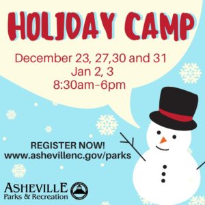 Holiday Camp: Youth & Teen @ Stephens-Lee and/or Montford Recreation Centers