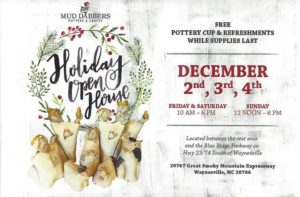 Holiday Open House @ Mud Dabbers Pottery & Crafts II | Waynesville | North Carolina | United States