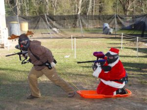Annual Santa vs. Grinch (SvG) Theme Day (10+yrs) @ Line of Fire Paintball | Mills River | North Carolina | United States