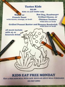 Kids Eat Free Monday @ Tastee Diner | Asheville | North Carolina | United States