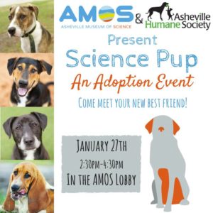 Science Pup Adoption Event! @ Asheville Museum of Science | Asheville | North Carolina | United States