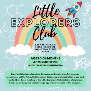 Little Explorers Club (0-36mos) @ Asheville Museum of Science | Asheville | North Carolina | United States