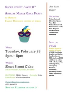 8th Annual Mardi Gras Celebration at Short Street Cakes! @ Short Street Cakes | Asheville | North Carolina | United States