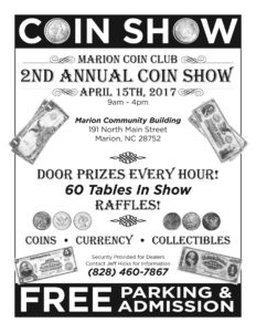 2nd Annual Coin Show @ Marion Community Building | Marion | North Carolina | United States