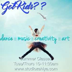 Kids: World Dance Culture & Dance Exploration Drop-In Class (7-10yrs) @ Studio Zahiya | Asheville | North Carolina | United States