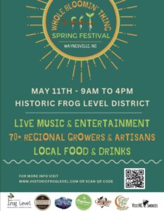 Annual Whole Bloomin Thing Spring Festival @ Historic Frog Level Shopping District  | Waynesville | North Carolina | United States
