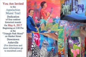 Appalachian Mural Trail Traveling Dedication Ceremony @ Beginning at the "Triangle Park Mural" on Market Street | Asheville | North Carolina | United States
