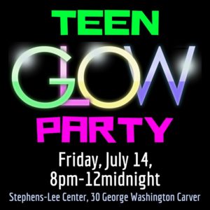 Summer Kickoff Teen Glow Party (13-17yrs) @ Stephens-Lee Recreation Center | Asheville | North Carolina | United States