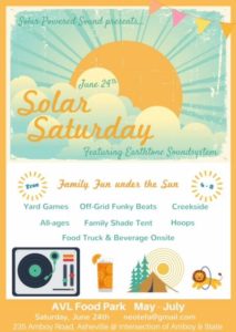 Solar Saturday! @ Asheville Food Park | Asheville | North Carolina | United States