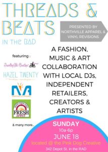 Threads and Beats - in the RAD @ Northville Apparel | Asheville | North Carolina | United States