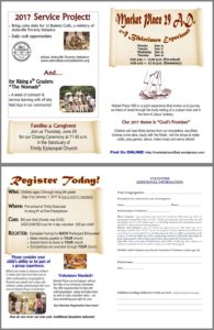 Marketplace 29 A.D. Vacation Bible School @ Trinity Episcopal or First Presbyterian