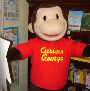 Curious George Visits! (Costume Character) @ Spellbound Children's Bookshop | Asheville | North Carolina | United States
