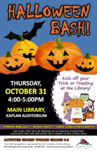 Halloween Bash! (K-5th Grade) @ Main Hendersonville Public Library | Hendersonville | North Carolina | United States