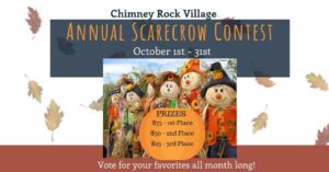 Month-Long Scarecrow Contest & Trick or Treating on Halloween @ Chimney Rock Village | Chimney Rock | North Carolina | United States