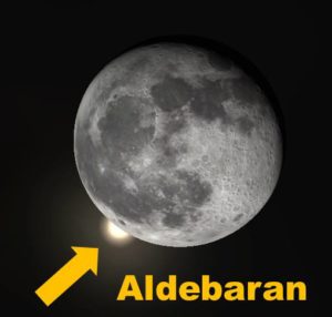 Aldebaran Lunar Occultation at Tanbark Ridge @ Tanbark Ridge Overlook | Asheville | North Carolina | United States