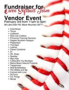 Owen Softball Fundraiser @ Charles D. Owen High School | Black Mountain | North Carolina | United States