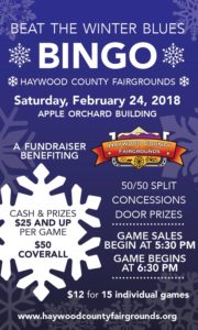 Beat the Winter Blues BINGO @ Haywood County Fairgrounds | Waynesville | North Carolina | United States