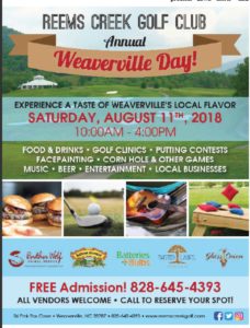 Annual Weaverville Day @ Reems Creek Golf Club | Weaverville | North Carolina | United States