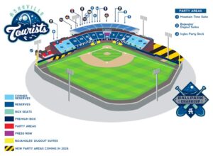 Asheville Tourists Home Game Today (SEE SCHEDULE IN DETAILS FOR TIME) @ McCormick Field