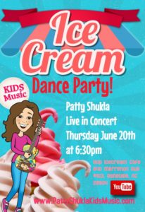 Music Show for Kids @ The Hop Ice Cream Cafe