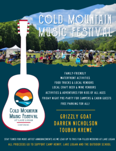 Annual Cold Mountain Music Festival @ Lake Logan Conference Center