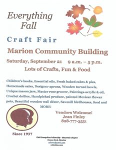 Everything Fall Craft Fair @ Marion Community Building