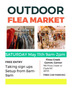 Fines Creek Outdoor Flea Market @ Fines Creek Community Center