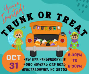 Trunk or Treat @ New Life Church Hendersonville