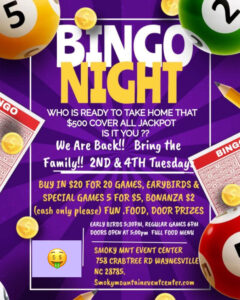 Bingo Night @ Smoky Mountain Event Center