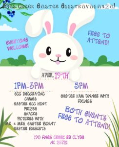Fines Creek Easter Eggstavaganza! @ Fines Creek Community Center