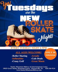 All Ages Skate & Play Night @ Smoky Mountain Sk8way & FUN ZONE