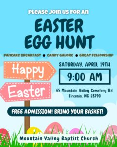 Easter Family Fun Day @ Mountain Valley Baptist Church