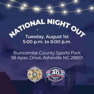 National Night Out with Buncombe County Sheriffs @ Buncombe County Sports Park