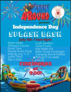 3rd Annual Splash Bash Independence Day Celebration @ Jumpin' Around LLC