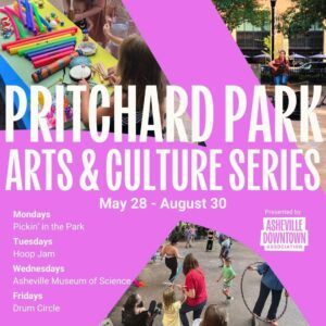 Pritchard Park Summer Culture and Art Series @ Pritchard Park in Downtown Asheville