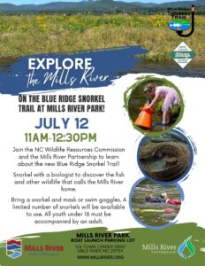 Explore the Snorkel Trail @ Mills River Park