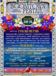 Boomtown Arts & Heritage Fest Asheville (see description for schedule) @ Pack Square Park, Downtown Asheville