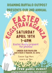 Easter Eggstravaganza @ Roaming Buffalo Outpost