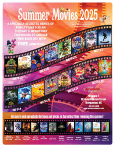 FREE Summer Kids Movies 2025 @ Marquee Cinemas Mimosa 7, Morganton
