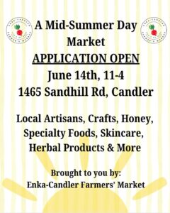 A Mid-Summer Day Market with Enka-Candler Farmer's Market @ AB Tech Candler Campus