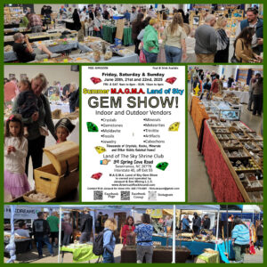 Annual M.A.G.M.A. Land of Sky Gem Show @ Land of the Sky Shrine Club